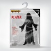 image:imageSpooktacular Creations Glowing Eyes Grim Reaper Costume for Kids Halloween Costume for Boys Halloween Dressup PartyGrey