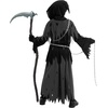 image:imageSpooktacular Creations Glowing Eyes Grim Reaper Costume for Kids Halloween Costume for Boys Halloween Dressup PartyGrey