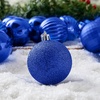 image:imageJOIEDOMI 24 Pcs Pink Christmas Balls Ornaments Set 236 Christmas Tree Ornaments Shatterproof Xmas Balls Hanging Decorations for Tree Wreath Garland Holiday Wedding Indoor Party DecorBlue