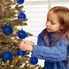 image:imageJOIEDOMI 24 Pcs Pink Christmas Balls Ornaments Set 236 Christmas Tree Ornaments Shatterproof Xmas Balls Hanging Decorations for Tree Wreath Garland Holiday Wedding Indoor Party DecorBlue