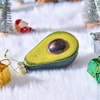 image:imageJoiedomi Christmas Avocado Glass Ornament Glass Blown Food Ornament Presents for Christmas Tree Decoration Xmas Food Decoration for Xmas Gift Party FavorAvocado