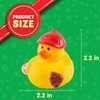 image:imageJOYIN 24 Days Christmas Advent Calendar 2026 Rubber Ducks for Boys Girls Kids and Toddlers Party Favor Xmas Gifts Halloween Rubber Ducky Bath Toys Kids Xmas Fun Toys Christmas Countdown
