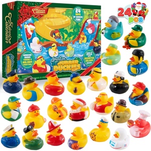 image:imageJOYIN 24 Days Christmas Advent Calendar 2026 Rubber Ducks for Boys Girls Kids and Toddlers Party Favor Xmas Gifts Halloween Rubber Ducky Bath Toys Kids Xmas Fun Toys Christmas Countdown