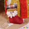 image:imageJOYIN 12 Pcs Mini Christmas 3D Bulk Xmas Stockings Santa Snowman Reindeer Burlap Stockings for Present Holders Treat Bags Christmas Tree Decoration Xmas Party Decors