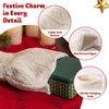 image:imageJOYIN 17 Christmas Dog Stocking Knit White Bone Shape Stockings Large Puppy Hanging Xmas Accessories for Dogs Pets Christmas Decoration Party Decor