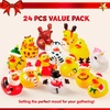 image:imageJOYIN 24 PCS Christmas Ducks for Stocking Stuffers Xmas Rubber Duck Bath Toys for Kids Gift Party Favor Novelty Duckies for Boys Girls and Toddlers