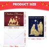 image:imageJOYIN 24 PCS Religious Christmas Greeting Cards with Envelopes 4 Designs Boxed Set for Winter Xmas Holiday Merry Christmas Season Cards Present Giving Wintertime Gifts Notes