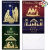 image:imageJOYIN 24 PCS Religious Christmas Greeting Cards with Envelopes 4 Designs Boxed Set for Winter Xmas Holiday Merry Christmas Season Cards Present Giving Wintertime Gifts Notes