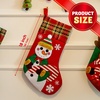 image:imageJOYIN 3 PCS 18 Christmas Stockings Set Large Stockings with 3D Santa Snowman amp Reindeer 3D Bulk Xmas Stockings for Holiday Indoor Family Holiday Christmas Party Decorations