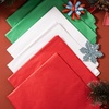 image:imageJOYIN 360 Sheets 20 x 20 Christmas Tissue Paper Assortment Red Green amp White 120 Sheets per Color Easy and Fast Gift Wrapping Accessory for Presents and Wine Bottles