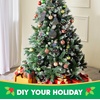 image:imageJOYIN 48 Pcs Christmas Scratch Art Ornaments Rainbow Color Scratch Paper in Front Side amp Coloring Card in Back Side Scratch Off Kids Party Favors Supplies Holiday DIY Art Craft Kit Activities Gifts