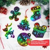 image:imageJOYIN 48 Pcs Christmas Scratch Art Ornaments Rainbow Color Scratch Paper in Front Side amp Coloring Card in Back Side Scratch Off Kids Party Favors Supplies Holiday DIY Art Craft Kit Activities Gifts