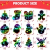 image:imageJOYIN 48 Pcs Christmas Scratch Art Ornaments Rainbow Color Scratch Paper in Front Side amp Coloring Card in Back Side Scratch Off Kids Party Favors Supplies Holiday DIY Art Craft Kit Activities Gifts