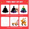 image:imageJOYIN 48 Pcs Christmas Scratch Art Ornaments Rainbow Color Scratch Paper in Front Side amp Coloring Card in Back Side Scratch Off Kids Party Favors Supplies Holiday DIY Art Craft Kit Activities Gifts