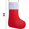 image:imageJOYIN 54 Jumbo Christmas Giant Stockings for Decor Holiday Tree Decor Xmas Gift Family Christmas Stockings Party Decorations