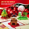 image:imageJOYIN 7 Pack Pop up Christmas Cards 3D Greeting Cards with Unique Designs and Envelopes 6 x 6 for Winter Merry Christmas Season Present