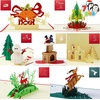 image:imageJOYIN 7 Pack Pop up Christmas Cards 3D Greeting Cards with Unique Designs and Envelopes 6 x 6 for Winter Merry Christmas Season Present