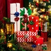 image:imageJOYIN Christmas 34 Pcs Bows and Ribbons Set 4 Rolls of Curling Ribbons with 30 Pcs Bows Gift Wrapping DIY for Holiday Crafts Decoration