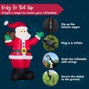 image:imageJoiedomi 6 FT Christmas Inflatable Santa with Gift Bag Blow Up Xmas Inflatable Decorations with Build in LEDs for Christmas Decor Yard Outdoor Garden Lawn Winter Decorations