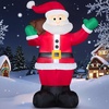 image:imageJoiedomi 6 FT Christmas Inflatable Santa with Gift Bag Blow Up Xmas Inflatable Decorations with Build in LEDs for Christmas Decor Yard Outdoor Garden Lawn Winter Decorations
