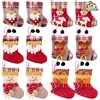 image:imageJOYIN 12 Pcs Mini Christmas 3D Bulk Xmas Stockings Santa Snowman Reindeer Burlap Stockings for Present Holders Treat Bags Christmas Tree Decoration Xmas Party Decors