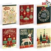 image:imageJOYIN 30 PCS Boxed Christmas Cards Assortment Elegant Icons With Envelopes Diverse Festive 6 Designs for Winter Holiday Xmas Season Merry Christmas Cards Present Giving Wintertime GiftsModern