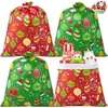 image:imageJOYIN 4 pcs Christmas Extra Large Gift Bags Jumbo Heavy Duty 4436 Xmas Presents Bag for large Gifts Wrapping Drawstring Santa Sacks with Tag for Christmas Season parties and holiday present Giving