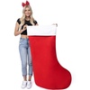 image:imageJOYIN 54 Jumbo Christmas Giant Stockings for Decor Holiday Tree Decor Xmas Gift Family Christmas Stockings Party Decorations