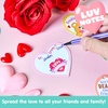 image:imageJOYIN 28 Pack Valentines Day Gift Cards with Bear Plush Toys Cute Mini Plush Toys Keychains for Boys Girls Party Favor Classroom Exchange Cards and School Exchange Prize