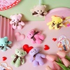 image:imageJOYIN 28 Pack Valentines Day Gift Cards with Bear Plush Toys Cute Mini Plush Toys Keychains for Boys Girls Party Favor Classroom Exchange Cards and School Exchange Prize