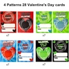 image:imageJOYIN 28 Packs Valentines Cards with Alien Style Fidget Spinner for Kids Stress Relief Hand Finger Spinner Fidget Toy for Classroom Exchange Valentines Party Favors Party Game Prizes for KidsRectangle