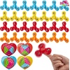 image:imageJOYIN 28 Packs Valentines Cards with Alien Style Fidget Spinner for Kids Stress Relief Hand Finger Spinner Fidget Toy for Classroom Exchange Valentines Party Favors Party Game Prizes for KidsHeart