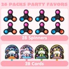 image:imageJOYIN 28 Packs Valentines Cards with Alien Style Fidget Spinner for Kids Stress Relief Hand Finger Spinner Fidget Toy for Classroom Exchange Valentines Party Favors Party Game Prizes for KidsAlien