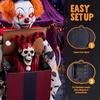 image:imageJOYIN 67 Halloween Decorations Outdoor Life Size Bride Decor White Ghost Haunted House Props with Creepy Sound for Garden Yard LawnBlack Clown