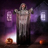 image:imageJOYIN 67 Halloween Decorations Outdoor Life Size Bride Decor White Ghost Haunted House Props with Creepy Sound for Garden Yard LawnBlack Grim Reaper
