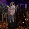 image:imageJOYIN 67 Halloween Decorations Outdoor Life Size Bride Decor White Ghost Haunted House Props with Creepy Sound for Garden Yard LawnBlack Grim Reaper