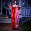 image:imageJOYIN 67 Halloween Decorations Outdoor Life Size Bride Decor White Ghost Haunted House Props with Creepy Sound for Garden Yard LawnRed Clown