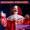 image:imageJOYIN 67 Halloween Decorations Outdoor Life Size Bride Decor White Ghost Haunted House Props with Creepy Sound for Garden Yard LawnRed Clown