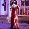 image:imageJOYIN 67 Halloween Decorations Outdoor Life Size Bride Decor White Ghost Haunted House Props with Creepy Sound for Garden Yard LawnRed Clown