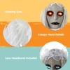 image:imageJOYIN 67 Halloween Decorations Outdoor Life Size Bride Decor White Ghost Haunted House Props with Creepy Sound for Garden Yard LawnWhite Bride