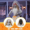 image:imageJOYIN 67 Halloween Decorations Outdoor Life Size Bride Decor White Ghost Haunted House Props with Creepy Sound for Garden Yard LawnWhite and Green Bride