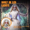 image:imageJOYIN 67 Halloween Decorations Outdoor Life Size Bride Decor White Ghost Haunted House Props with Creepy Sound for Garden Yard LawnWhite and Green Bride