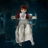 image:imageJOYIN Scary Halloween Decorations Outdoor Hanging Swinging Girl with Sound Activated Light Up Eyes and Creepy Expression Hanging Activated Halloween Decor for Indoor OutdoorReddishbrown Hair Swing Girl