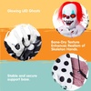 image:imageJOYIN Scary Halloween Decorations Outdoor Hanging Swinging Girl with Sound Activated Light Up Eyes and Creepy Expression Hanging Activated Halloween Decor for Indoor Outdoorred hair swing clown