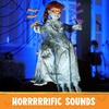 image:imageJOYIN Scary Halloween Decorations Outdoor Hanging Swinging Girl with Sound Activated Light Up Eyes and Creepy Expression Hanging Activated Halloween Decor for Indoor OutdoorReddishbrown Hair Swing Girl