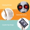 image:imageJOYIN Scary Halloween Decorations Outdoor Hanging Swinging Girl with Sound Activated Light Up Eyes and Creepy Expression Hanging Activated Halloween Decor for Indoor Outdoorblack hair swing girl