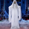 image:imageJOYIN 67 Halloween Decorations Outdoor Life Size Bride Decor White Ghost Haunted House Props with Creepy Sound for Garden Yard LawnWhite Bride