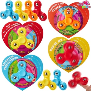 image:imageJOYIN 28 Packs Valentines Cards with Alien Style Fidget Spinner for Kids Stress Relief Hand Finger Spinner Fidget Toy for Classroom Exchange Valentines Party Favors Party Game Prizes for KidsHeart