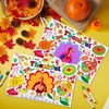 image:imageJOYIN 12 Pcs Thanksgiving Turkey Coloring Placemats Paper Table Mats24pcs Thankful Turkey Set