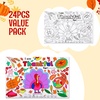 image:imageJOYIN 12 Pcs Thanksgiving Turkey Coloring Placemats Paper Table Mats24pcs Thankful Turkey Set